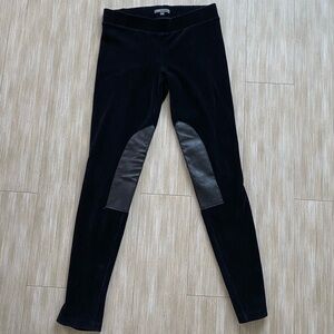 Vince suede faux leather leggings M